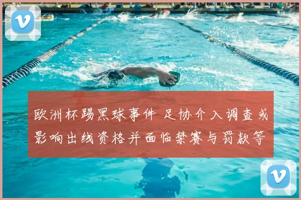 欧洲杯踢黑球事件 足协介入调查或影响出线资格并面临禁赛与罚款等处罚