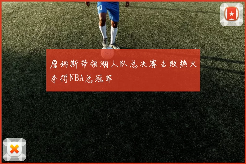 詹姆斯带领湖人队总决赛击败热火夺得NBA总冠军